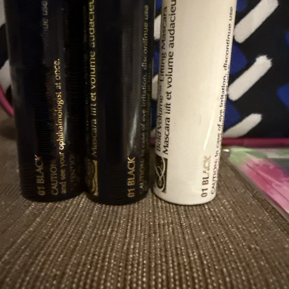 ESTEE LAUDER SUMPTUOUS 2.8ML BOLD VOLUME LIFTING MASCARA 01 BLACK X3 Plus Extras